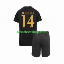 Maillot Real Madrid Joselu 14 3ème Tenue pour Enfant 2023-2024 Manche Courte