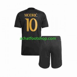 Maillot Real Madrid Modrić Luka 10 3ème Tenue pour Enfant 2023-2024 Manche Courte