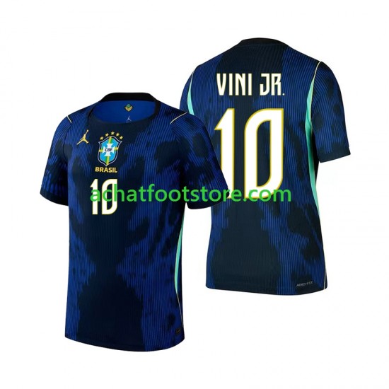 Maillot Brésil Vinicius Junior 10 Extérieur Tenue pour Homme Coupe du Monde 2026 Manche Courte