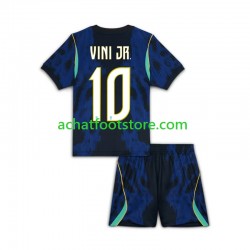 Maillot Brésil Vinicius Junior 10 Extérieur Tenue pour Enfant Coupe du Monde 2026 Manche Courte