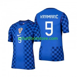 Maillot Croatie Andrej Kramaric 9 Extérieur Tenue pour Homme Coupe du Monde 2026 Manche Courte