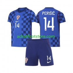 Maillot Croatie Ivan Perisic 14 Extérieur Tenue pour Enfant Coupe du Monde 2026 Manche Courte