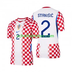 Maillot Croatie Josip Stanisic 2 Domicile Tenue pour Homme Coupe du Monde 2026 Manche Courte