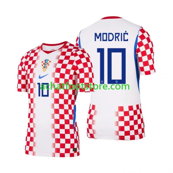 Maillot Croatie Modrić Luka 10 Domicile Tenue pour Homme Coupe du Monde 2026 Manche Courte