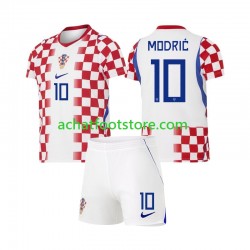 Maillot Croatie Modrić Luka 10 Domicile Tenue pour Enfant Coupe du Monde 2026 Manche Courte
