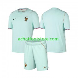 Maillot France Extérieur Tenue pour Enfant Coupe du Monde 2026 Manche Courte