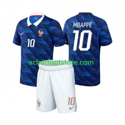 Maillot France Mbappé Kylian 10 Domicile Tenue pour Enfant Coupe du Monde 2026 Manche Courte