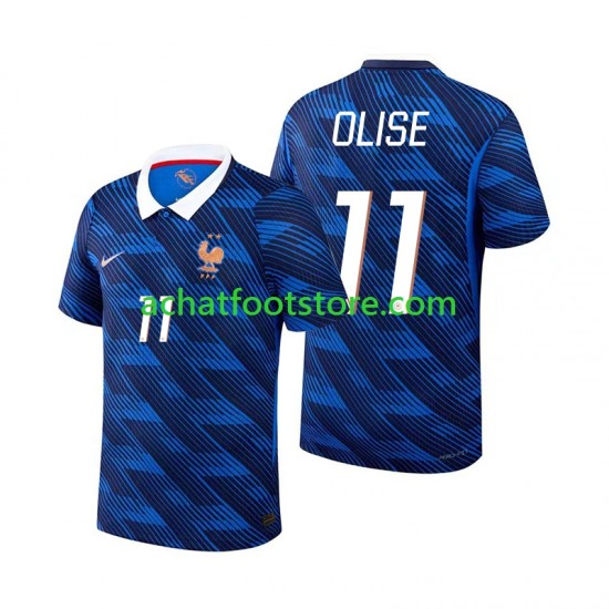 Maillot France Michael Olise 11 Domicile Tenue pour Homme Coupe du Monde 2026 Manche Courte