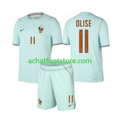 Maillot France Michael Olise 11 Extérieur Tenue pour Enfant Coupe du Monde 2026 Manche Courte