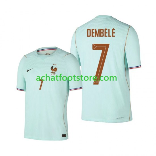 Maillot France Ousmane Dembele 7 Extérieur Tenue pour Homme Coupe du Monde 2026 Manche Courte