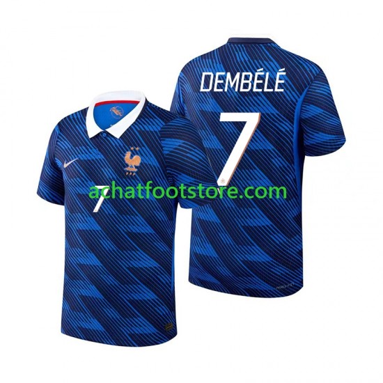 Maillot France Ousmane Dembele 7 Domicile Tenue pour Homme Coupe du Monde 2026 Manche Courte