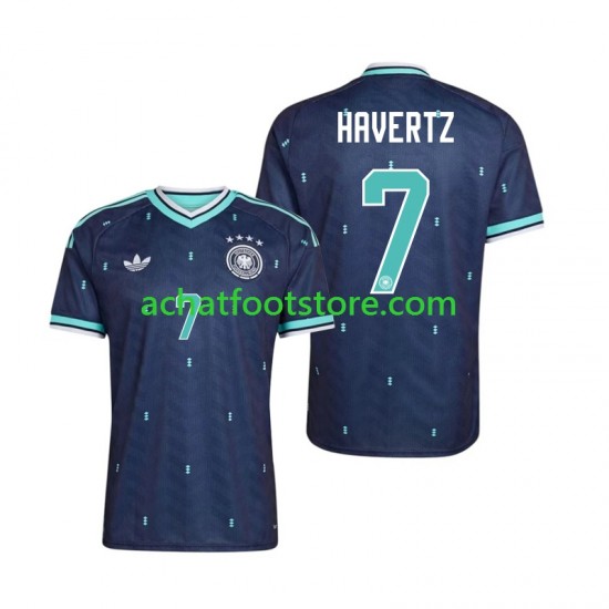 Maillot Allemagne Kai Havertz 7 Extérieur Tenue pour Homme Coupe du Monde 2026 Manche Courte