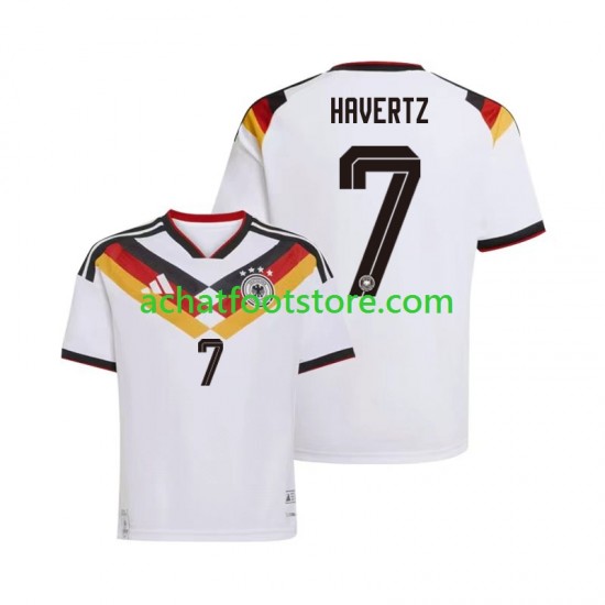 Maillot Allemagne Kai Havertz 7 Domicile Tenue pour Homme Coupe du Monde 2026 Manche Courte
