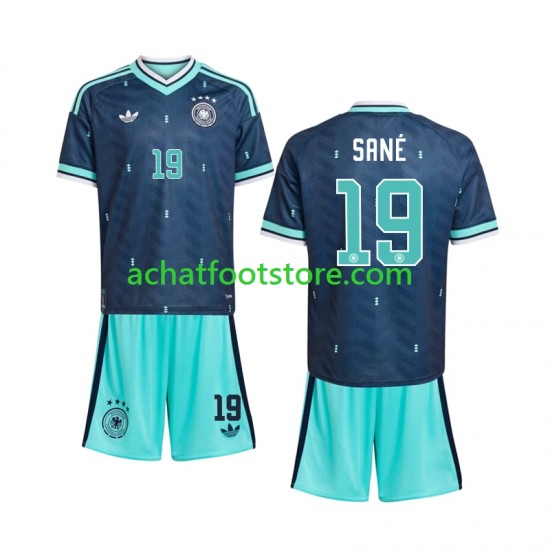 Maillot Allemagne Leroy Sane 19 Extérieur Tenue pour Enfant Coupe du Monde 2026 Manche Courte