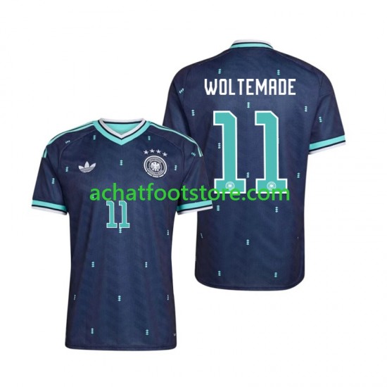 Maillot Allemagne Nick Woltemade 11 Extérieur Tenue pour Homme Coupe du Monde 2026 Manche Courte