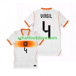 Maillot Pays-Bas Virgil van Dijk 4 Extérieur Tenue pour Homme Coupe du Monde 2026 Manche Courte Maillot Pays-Bas Virgil van Dijk 4 Extérieur Tenue pour Homme Coupe du Monde 2026 Manche Courte