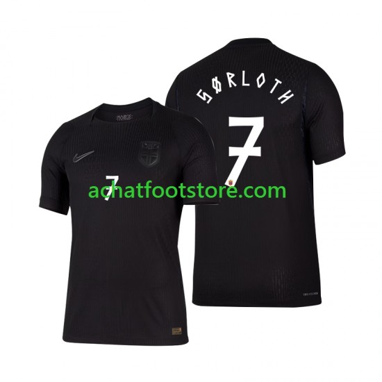Maillot Norvège Alexander Sorloth 7 Extérieur Tenue pour Homme Coupe du Monde 2026 Manche Courte