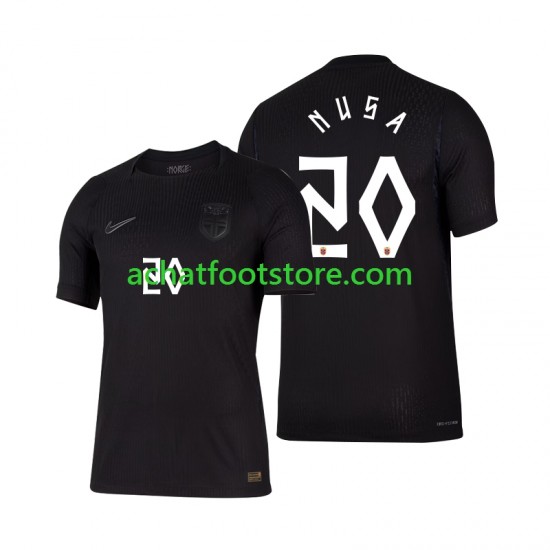 Maillot Norvège Antonio Nusa 20 Extérieur Tenue pour Homme Coupe du Monde 2026 Manche Courte