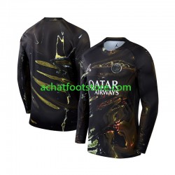 Maillot Paris Saint-Germain Night Edition 4ème Tenue pour Homme 2025-2026 Manche Longue