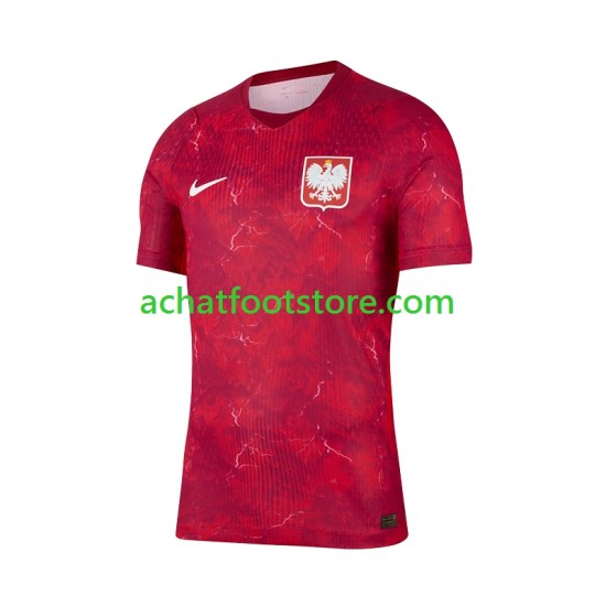 Maillot Pologne Extérieur Tenue pour Homme 2026 2027 Manche Courte