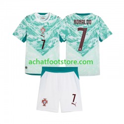Maillot Portugal Cristiano Ronaldo 7 Extérieur Tenue pour Enfant 2026 2027 Manche Courte