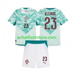 Maillot Portugal Vitinha 23 Extérieur Tenue pour Enfant 2026 2027 Manche Courte