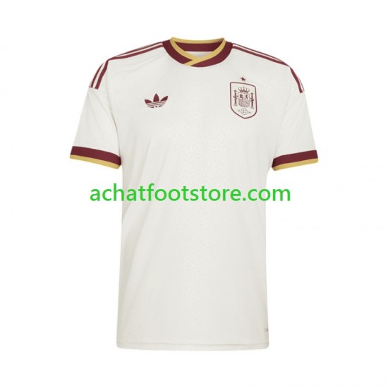 Maillot Espagne Extérieur Tenue pour Homme Coupe du Monde 2026 Manche Courte