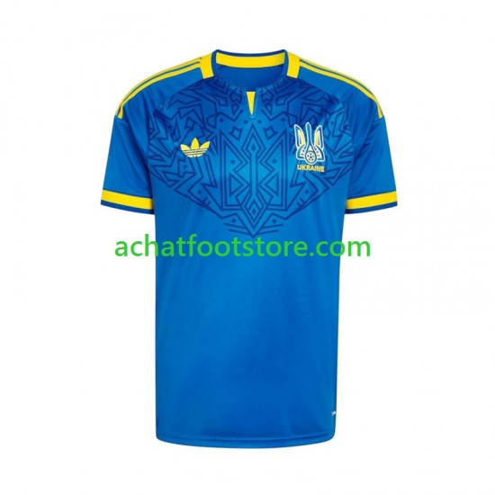 Maillot Ukraine Extérieur Tenue pour Homme Coupe du Monde 2026 Manche Courte