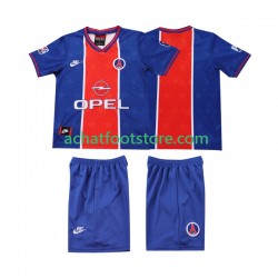 Maillot AC Milan Rétro Domicile Tenue pour Enfant 1995 1996 Manche Courte