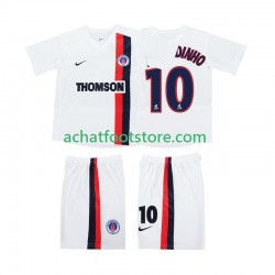 Maillot AC Milan RONALDINHO 10 Rétro Extérieur Tenue pour Enfant 2010 2008 Manche Courte Maillot AC Milan RONALDINHO 10 Rétro Extérieur Tenue pour Enfant 2010 2008 Manche Courte