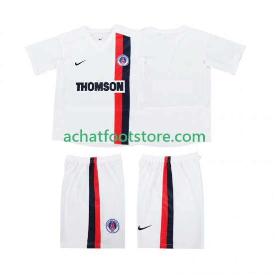 Maillot AC Milan Rétro Extérieur Tenue pour Enfant 2010 2008 Manche Courte