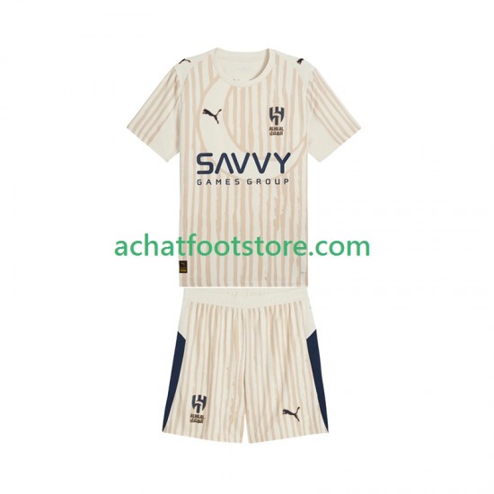 Maillot Al Hilal CWC Extérieur Tenue pour Enfant 2025-2026 Manche Courte