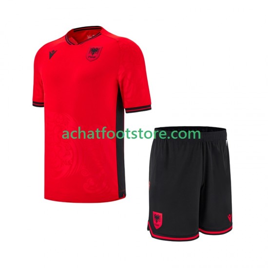 Maillot Albanie Domicile Tenue pour Enfant 2025-2026 Manche Courte