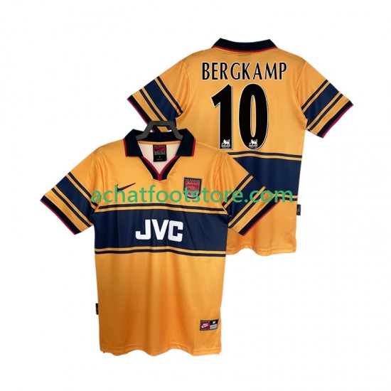 Maillot Arsenal BERGKAMP10 Rétro Extérieur Tenue pour Homme 2004 2002 Manche Courte