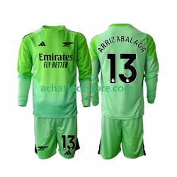 Maillot Arsenal Kepa Arrizabalaga 13 Gardien Extérieur Tenue pour Enfant 2025-2026 Manche Longue