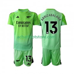 Maillot Arsenal Kepa Arrizabalaga 13 Gardien Extérieur Tenue pour Enfant 2025-2026 Manche Courte