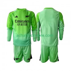Maillot Arsenal Gardien Extérieur Tenue pour Enfant 2025-2026 Manche Longue Maillot Arsenal Gardien Extérieur Tenue pour Enfant 2025-2026 Manche Longue