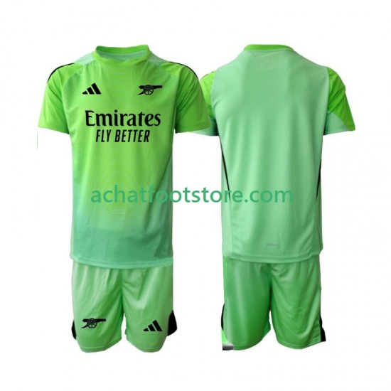 Maillot Arsenal Gardien Extérieur Tenue pour Enfant 2025-2026 Manche Courte