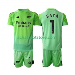 Maillot Arsenal Raya 1 Gardien Extérieur Tenue pour Enfant 2025-2026 Manche Courte Maillot Arsenal Raya 1 Gardien Extérieur Tenue pour Enfant 2025-2026 Manche Courte