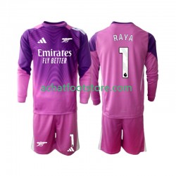 Maillot Arsenal Raya 1 Gardien 3ème Tenue pour Enfant 2025-2026 Manche Longue Maillot Arsenal Raya 1 Gardien 3ème Tenue pour Enfant 2025-2026 Manche Longue