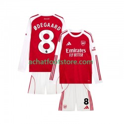 Maillot Arsenal Martin Odegaard 8 Domicile Tenue pour Enfant 2025-2026 Manche Longue
