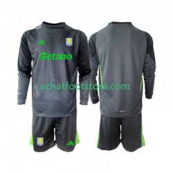 Maillot Aston Villa Gardien Domicile Tenue pour Enfant 2025-2026 Manche Longue