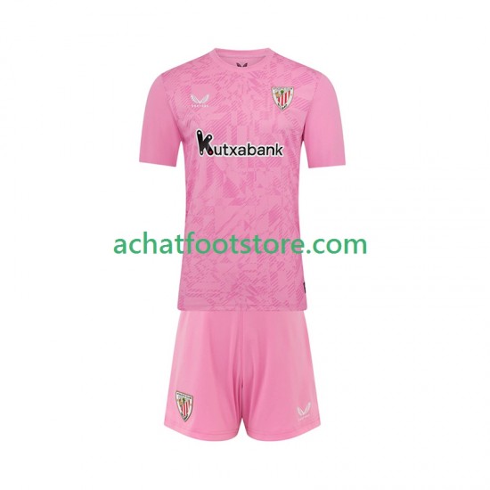 Maillot Athletic Bilbao Gardien Extérieur Tenue pour Enfant 2025-2026 Manche Courte