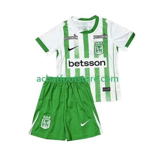 Maillot Atletico Nacional Domicile Tenue pour Enfant 2025 Manche Courte
