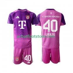 Maillot Bayern Munich Jonas Urbig 40 Gardien 4ème Tenue pour Enfant 2025-2026 Manche Courte