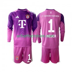 Maillot Bayern Munich Manuel Neuer 1 Gardien 4ème Tenue pour Enfant 2025-2026 Manche Longue