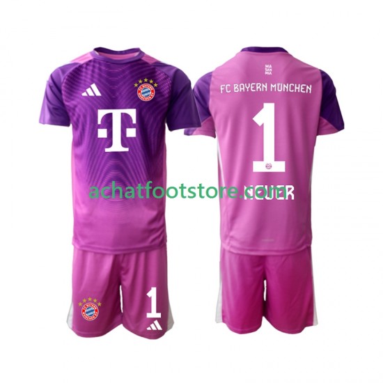 Maillot Bayern Munich Manuel Neuer 1 Gardien 4ème Tenue pour Enfant 2025-2026 Manche Courte