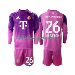 Maillot Bayern Munich Sven Ulreich 26 Gardien 4ème Tenue pour Enfant 2025-2026 Manche Longue