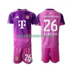 Maillot Bayern Munich Sven Ulreich 26 Gardien 4ème Tenue pour Enfant 2025-2026 Manche Courte