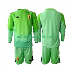 Maillot Belgique Gardien Domicile Tenue pour Enfant 2025 Manche Longue